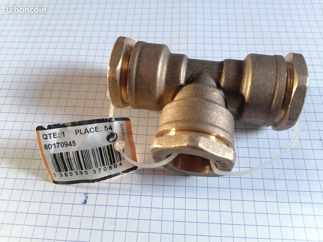 Raccord TE à compression (image 3)