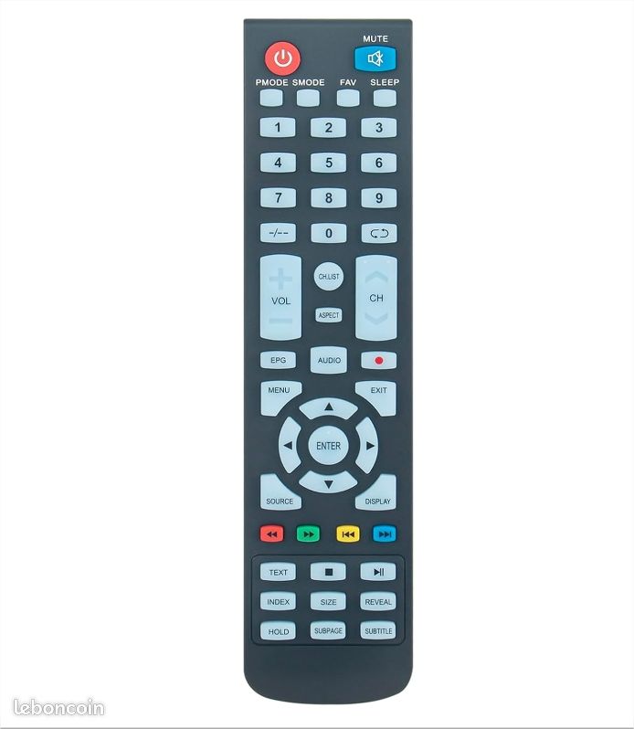 Remplacement Télécommande Pour Tv Jvc Rm-C3411 Lt-24Fd100 - Aucun