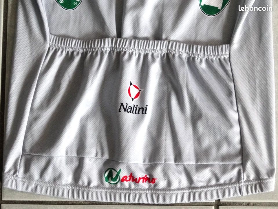 Maillot Cyclisme Nalini LPR Brakes 2008 - Taille L - Gris - Vintage Tour De France