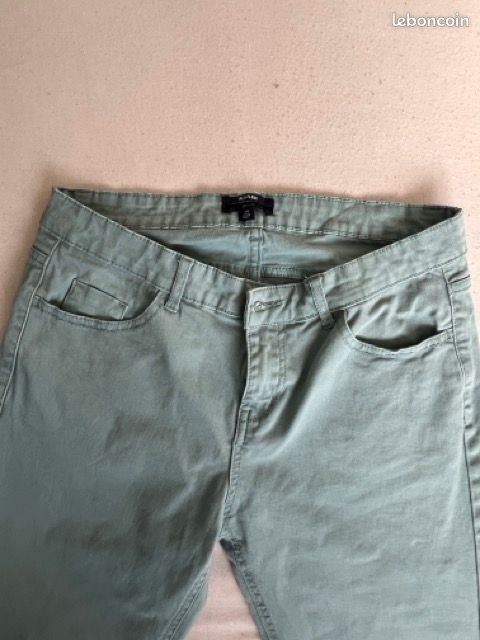 3 pantalons femme slim "type chino" (image 3)