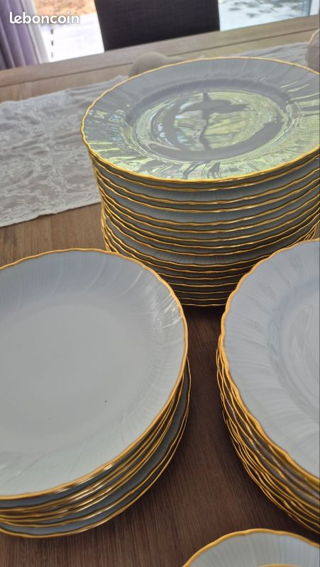 Service porcelaine de Limoges Bernardaud "Verlaine " (image 4)