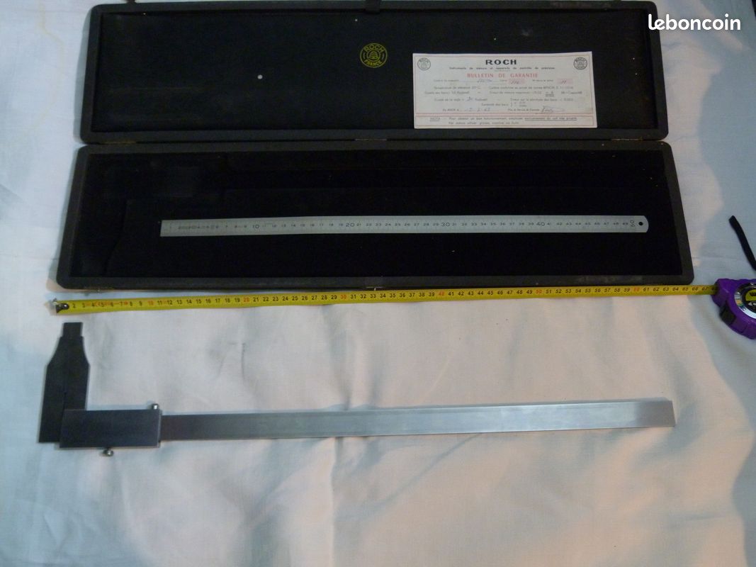 Rare Pied à Coulisse de Précision ROCH France (1963) – 500mm – État Exceptionnel (image 13)