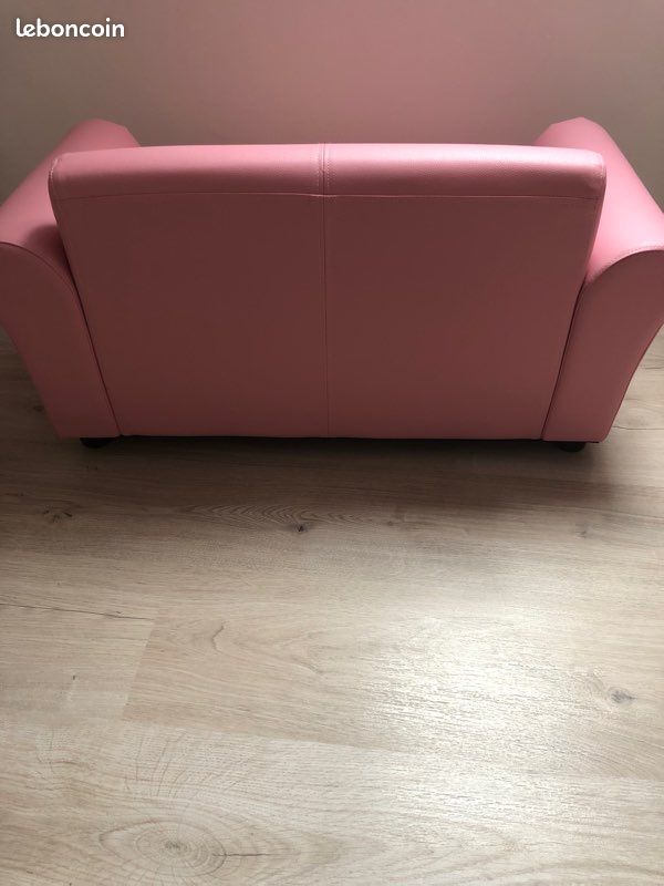 Canapé enfant rose (image 3)