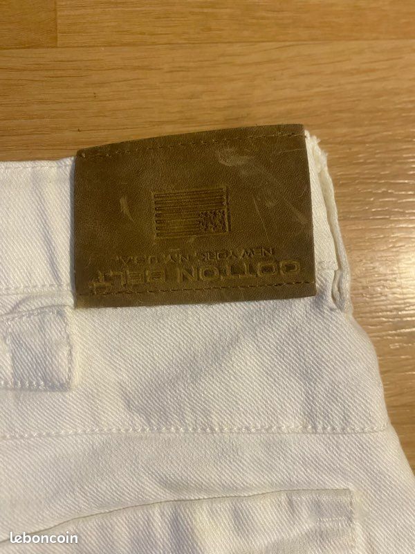 Jean blanc Cotton Belt (image 12)
