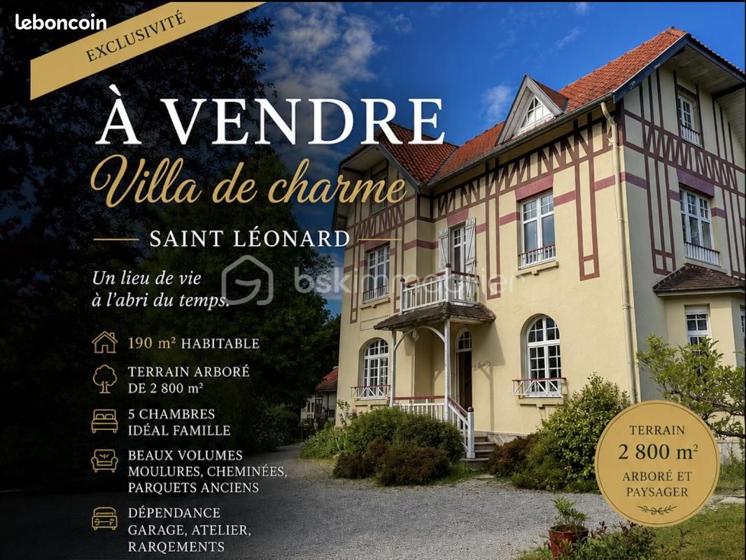 Maison 10 pièces 190 m² · à Saint-Léonard · 190 m² · 545 700 €