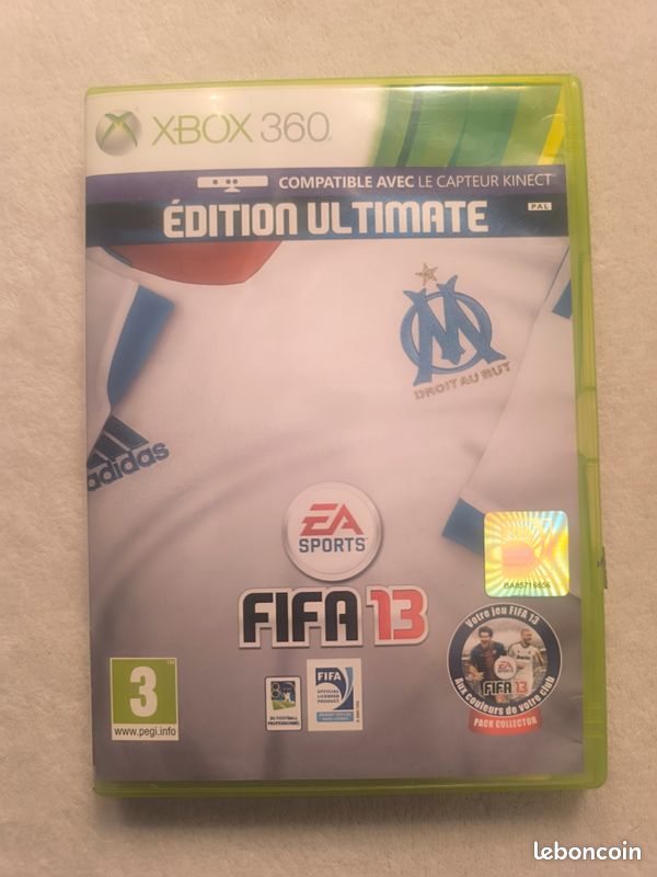 Jeu FIFA 13 Ultimate Edition - Xbox 360 - Version Boîte Sans Notices - Bon état