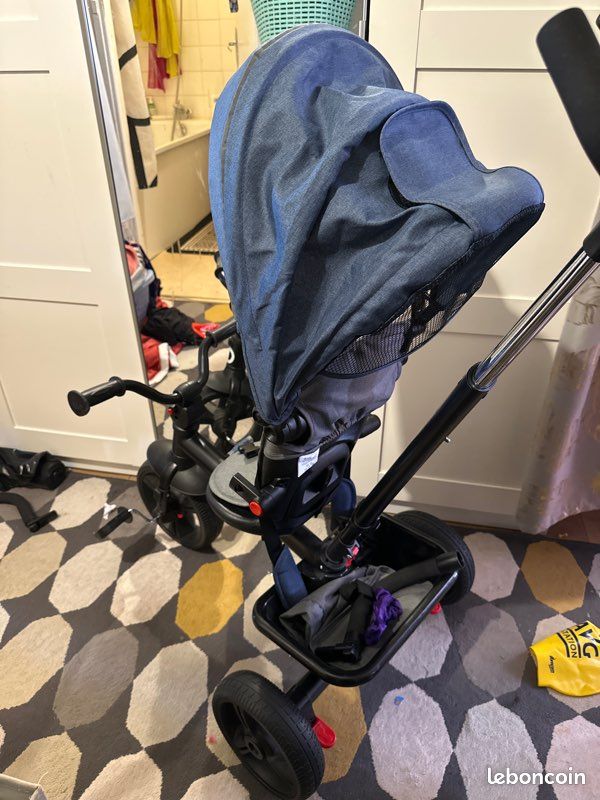 Mode tricycle assisté (l’enfant pédale mais les parents gardent le contrôle) 3. Mode tricycle indépendant (l’enfant pédale seul, sans barre parentale) (image 3)