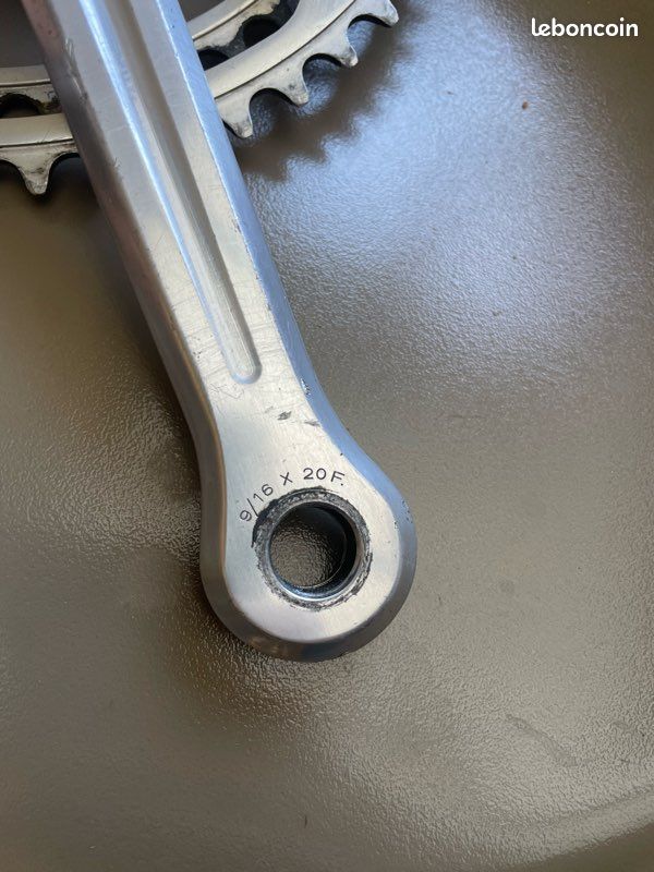 Pédalier double Campagnolo Chorus-Athena 52-39 - 170 mm - 9/16x20 (🇮🇹) - Équipements vélos