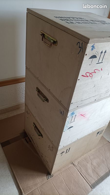 Caisses/Boîtes de rangement bois "47x47x31" (Bien Lire la description SVP) (image 3)