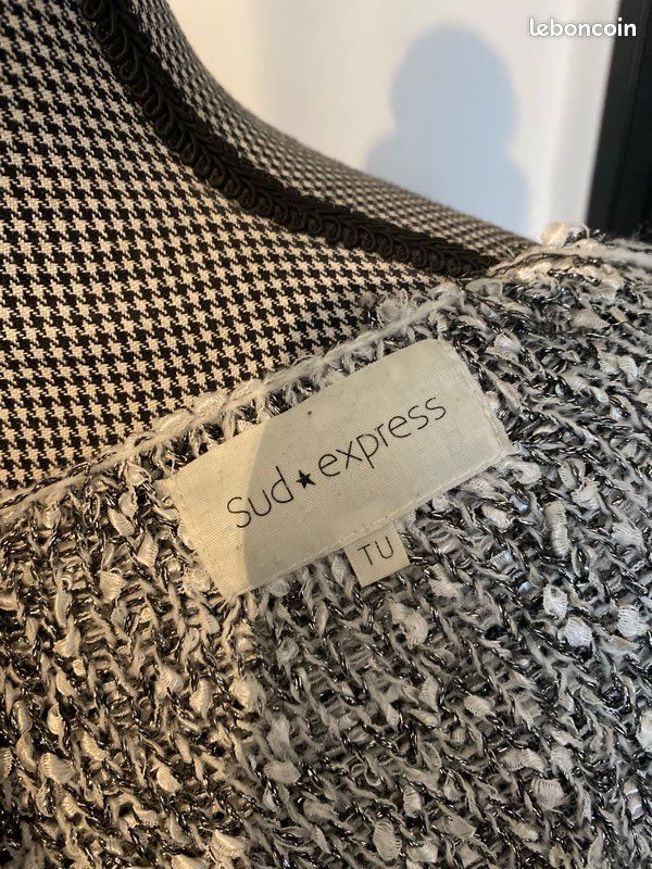 Pull Gris Sud Express TU Femme (image 4)