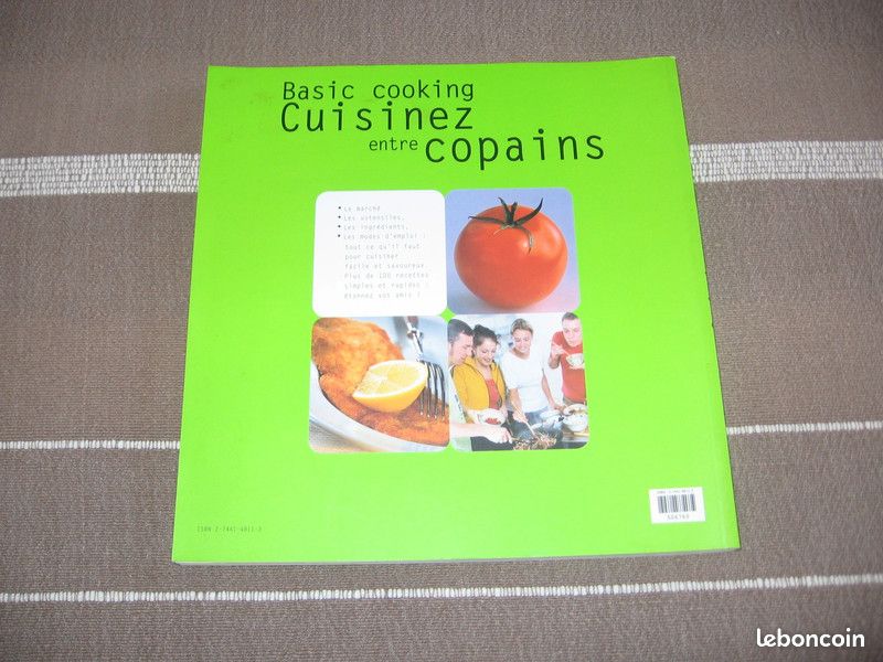 Gros livre de cuisine "neuf" intitulé Basic cooking Cuisinez entre copains (image 2)