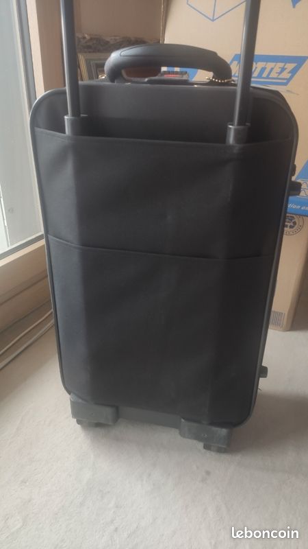 Valise à roulettes NXT Carry on noire en tissu, moyen format TBE (image 6)