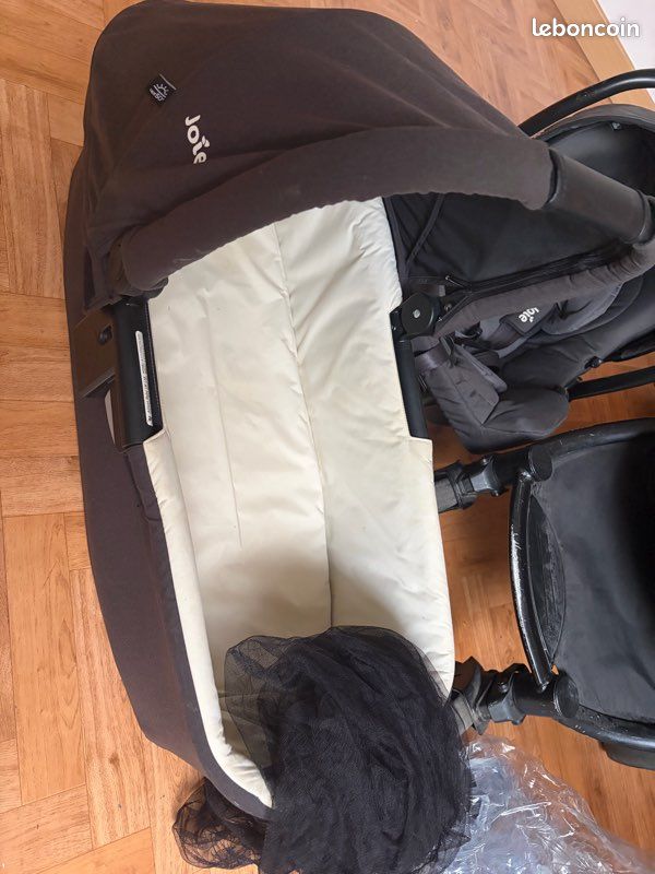 Trio poussette Joie Litetrax + nacelle + coque i-Gemm – Très bon état (image 7)