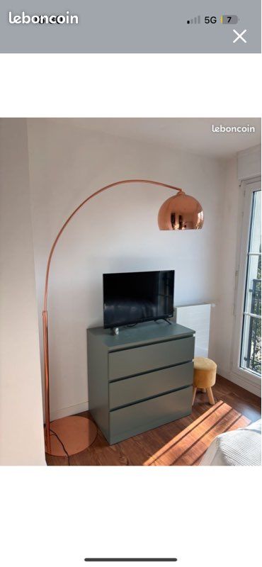 Lampadaire sphère salon (image 1)