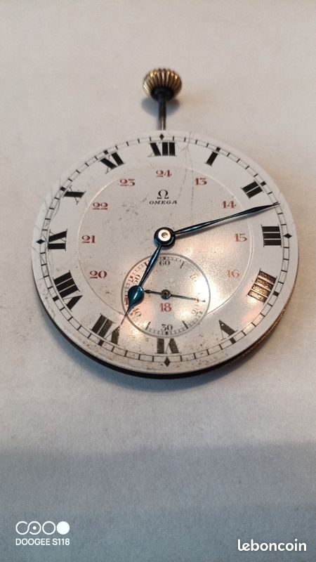 Montre Gousset Ancienne - Modèle Classique Mécanique, Boîtier Acier, Verre Acrylique, Style Vintage