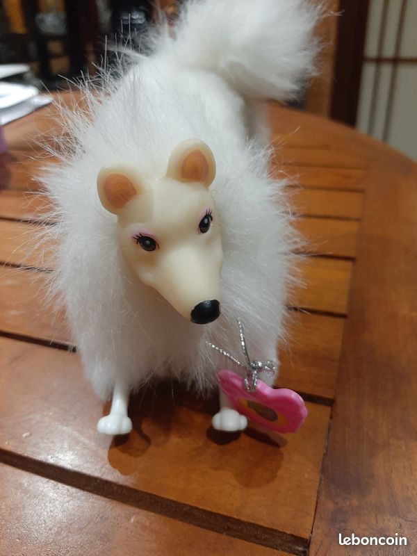 Poupée Barbie Vintage 1990 Avec Chien Et Boule De Neige – Boîte D'origine #7272