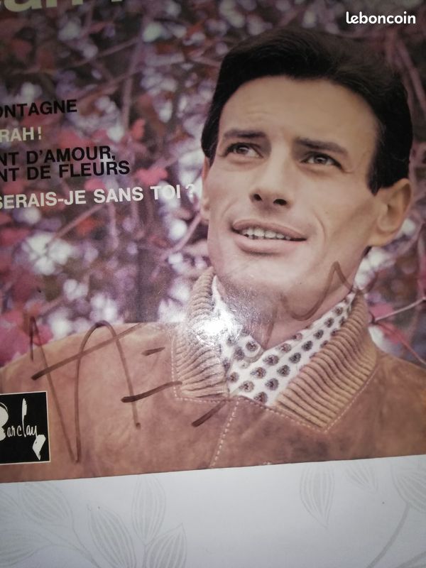 45t Jean FERRAT - La montagne (dédicacé) (image 3)
