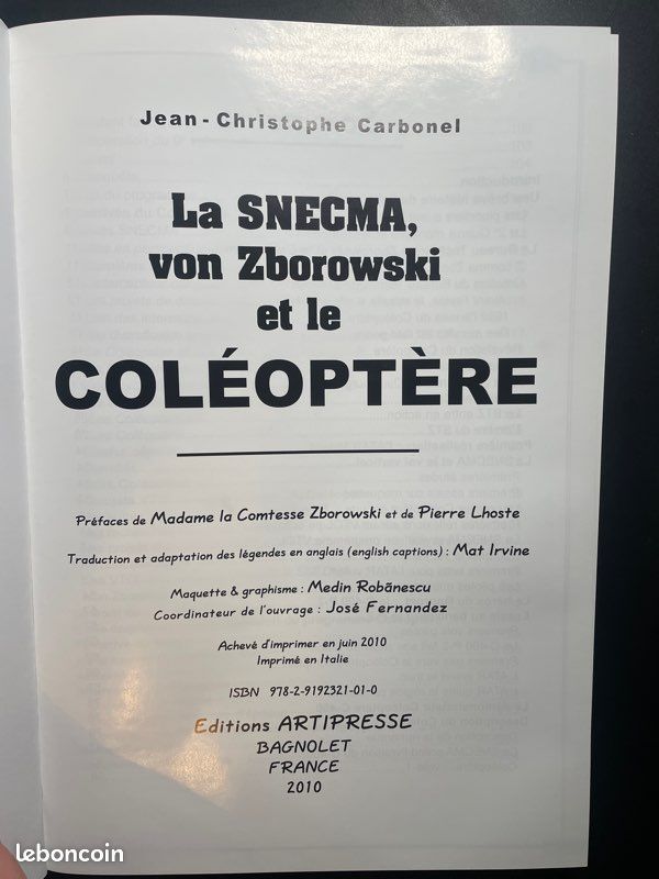 La SNECMA, von Zborowski et le Coléoptère (image 3)