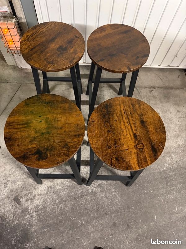 Lot de 4 tabourets (image 2)