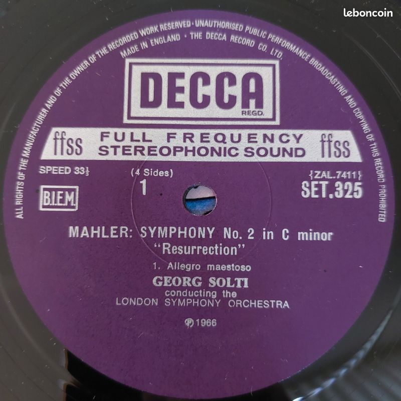 Decca ffss Solti Mahler Symphony 2 (image 4)