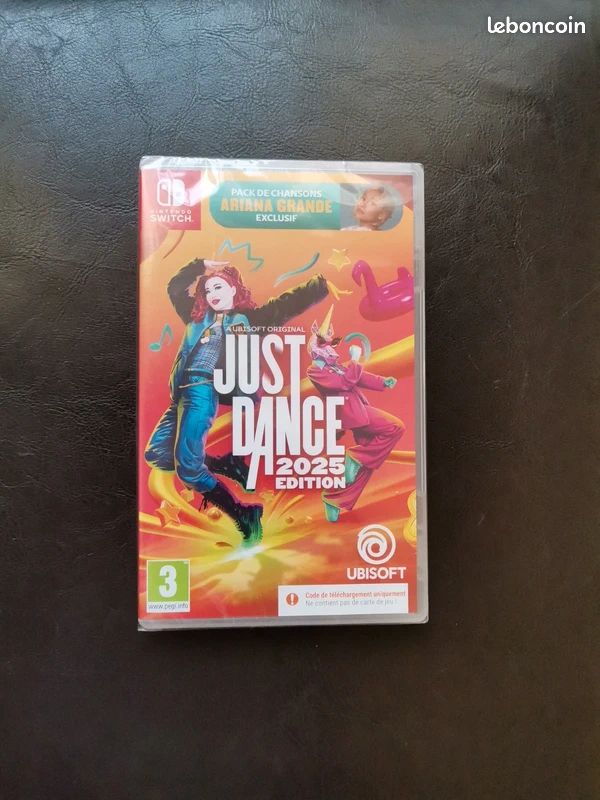 Jeu just dance édition 2025 a téléchargé pack chanson Ariana grande jeu encore sous blister (image 1)