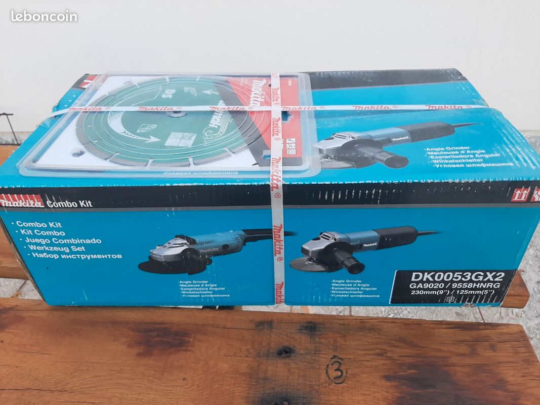 Lot Meuleuses Makita 230mm + 125mm (image 2)