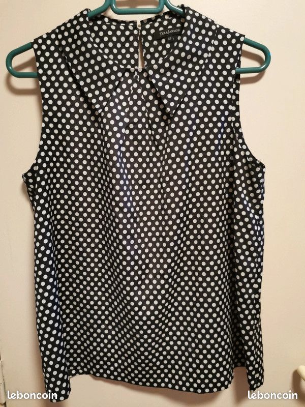 Top blouse haut femme taille 40 marque Tara Jarmon (image 5)