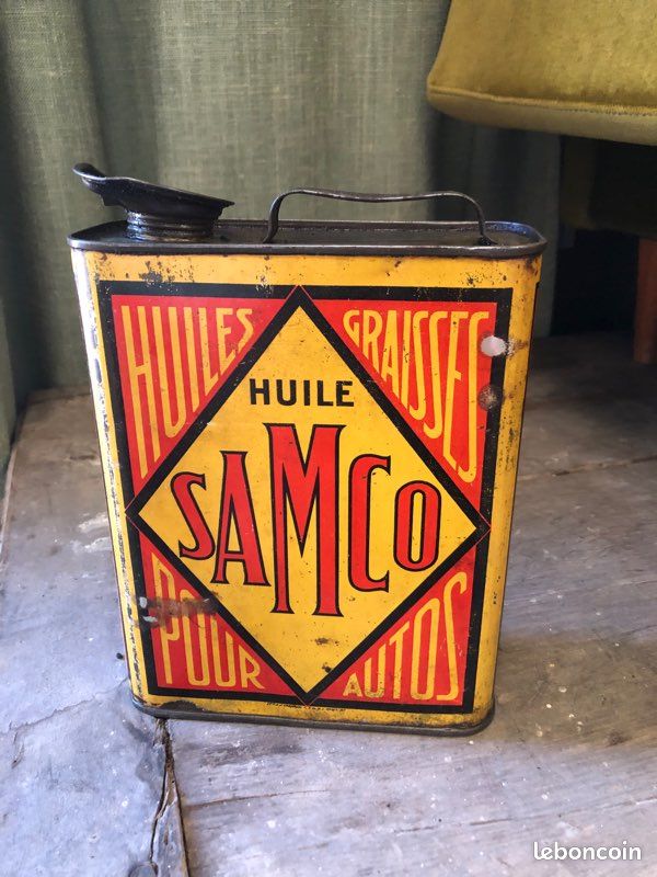 Ancien bidon huile SAMCO (image 2)