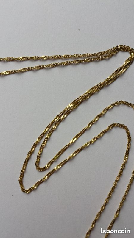 Chaîne En Or 18 Carats 750 – Occasion – Très Bon état – Bijou Vintage