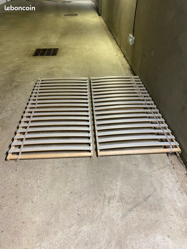 Lots de 2 sommiers et 2 matelas (image 1)