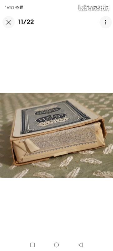Auction 01 July 2019 CARTES A JOUER - Collection Letellier
