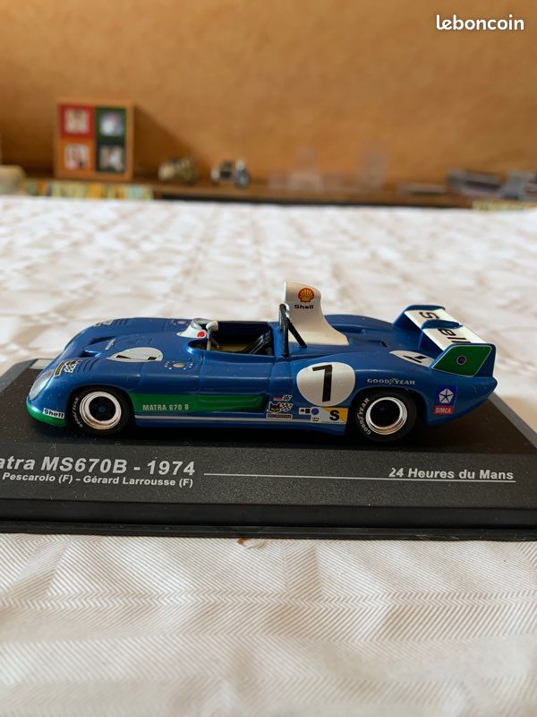 Modèle Réduit 1:43 Matra MS670B 1974 #7 24H Du Mans - Marque IXO Altaya, Occasion Bon état