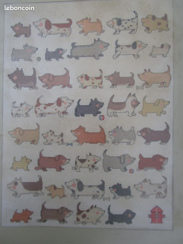 Chiens en point de croix (image 2)