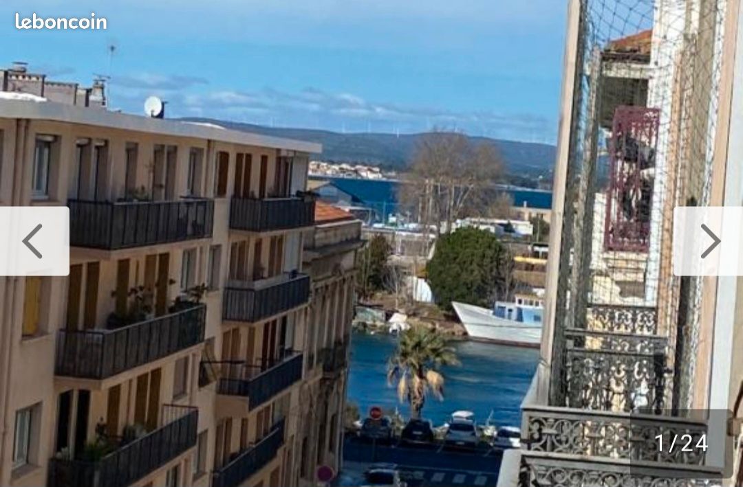 Appartement 1 pièce 37 m² · à Sète · 37 m² · 590 €/mois