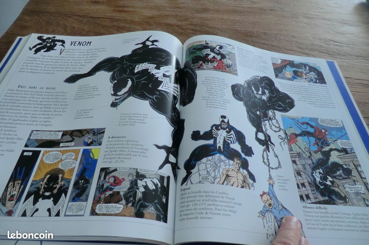 Gros album bd comics spiderman l 'encyclopédie de l 'araignée preface de stan lee (image 7)