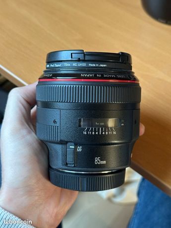 Pare-Soleil ES-79II Compatible Canon EF 85mm F/1.2L II Et 80-200mm F/2.8L - Plastique ABS Noir