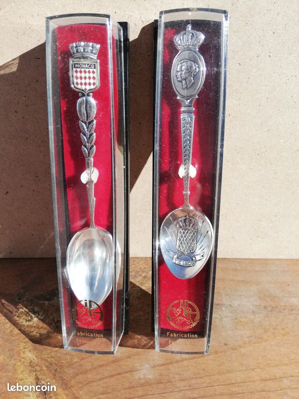 COLLECTOR CUILLÈRE DE Souvenir Cuillère Armoiries Bellagiio Argent