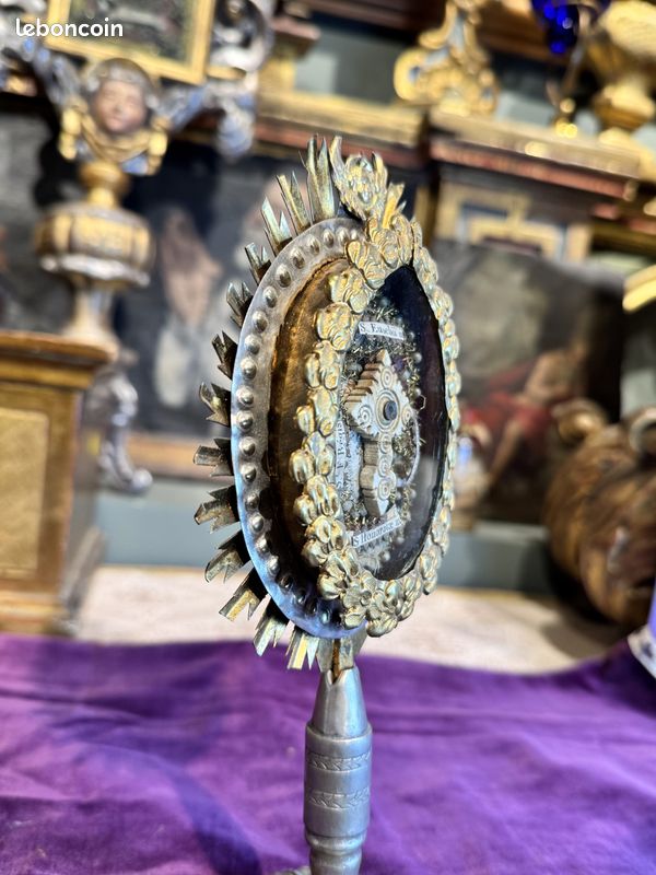 Ensemble Reliques Anciennes – Reliquaire Antique Français