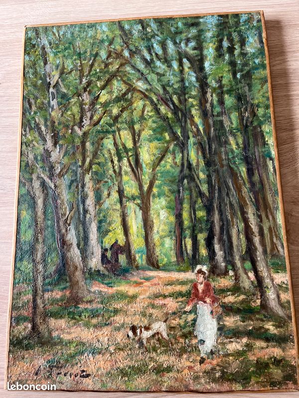 Huile sur toile (image 1)