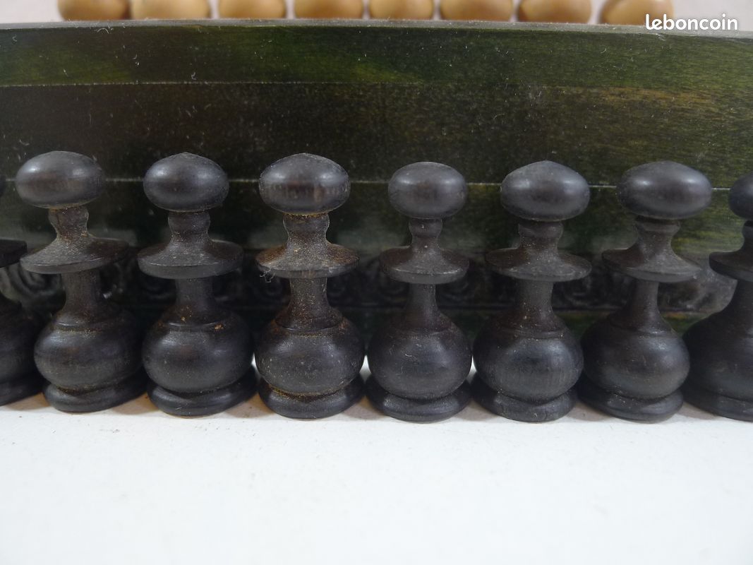 Antique Jeu d'échecs Chess set Regence 1940/50 King 95 mm