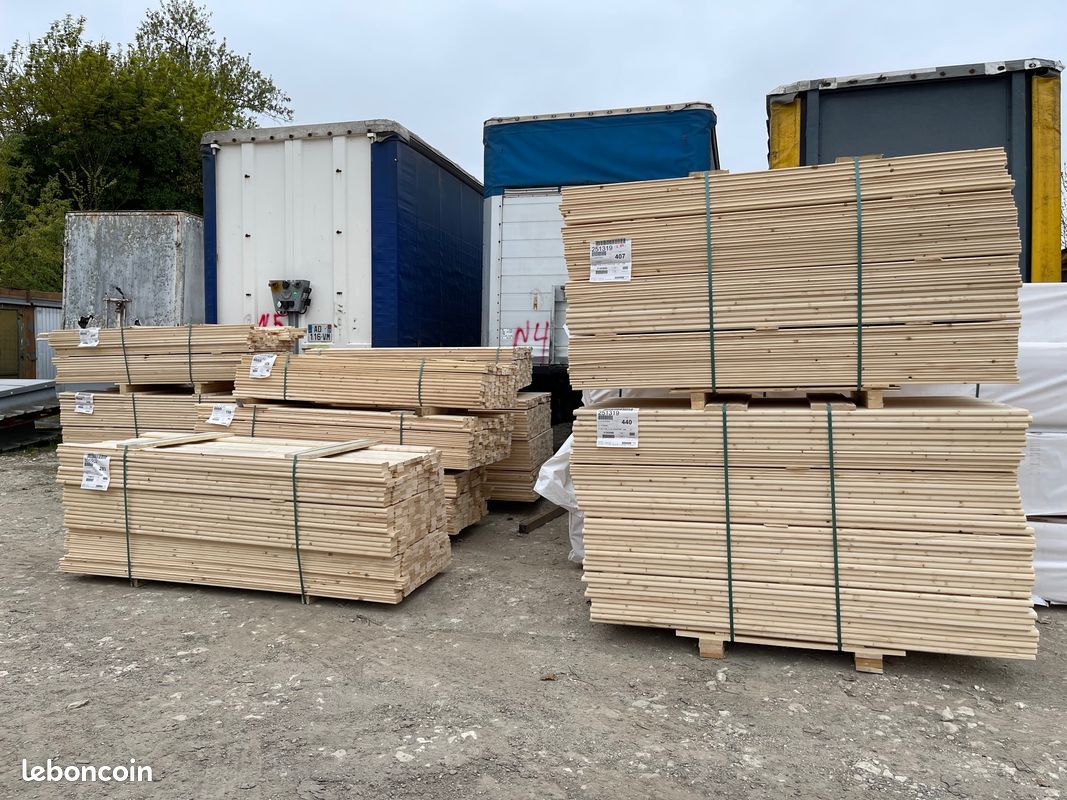 Lames à volet en SAPIN - GROS ARRIVAGE - Construire son volet aux bonnes dimensions voulues - Pour le stock, Appeler avant de venir (image 4)