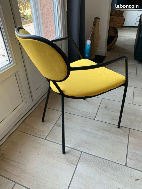 Chaise fauteuil potiron (image 2)