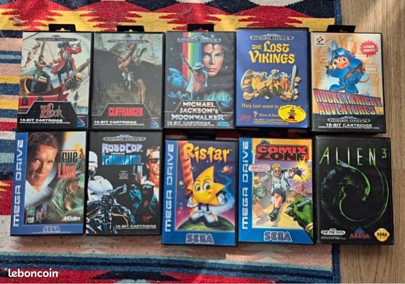 ALADDIN COMPLET BOÎTE NOTICE REG C SEGA MEGADRIVE GENESIS NTSC