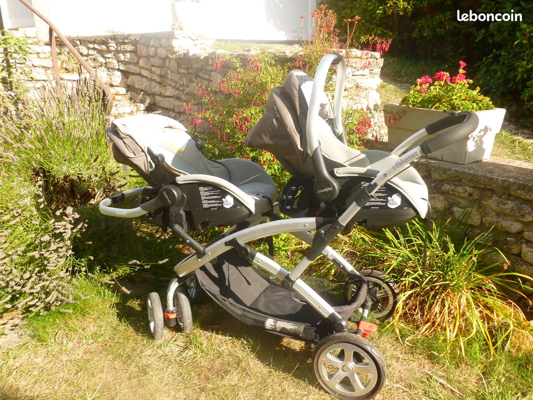 Vends poussette double S-Twinner (image 2)
