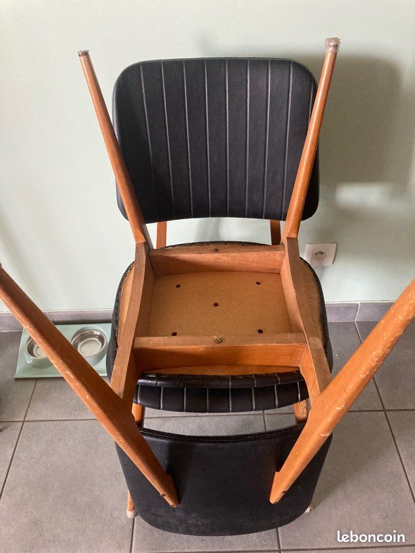 Lot chaises vintage (image 2)
