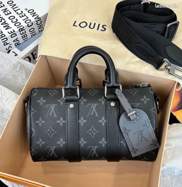 Sac Louis&Vùitton Keepall Bandoulière 25 Monogram Eclipse (image 1)