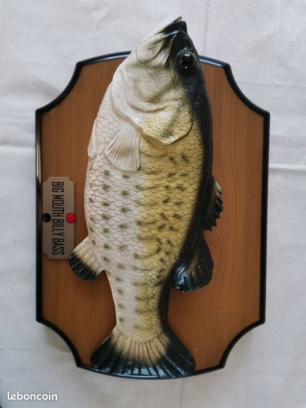 Big Mouth Billy Bass - Le poisson chantant et dansant - environ 28 cm