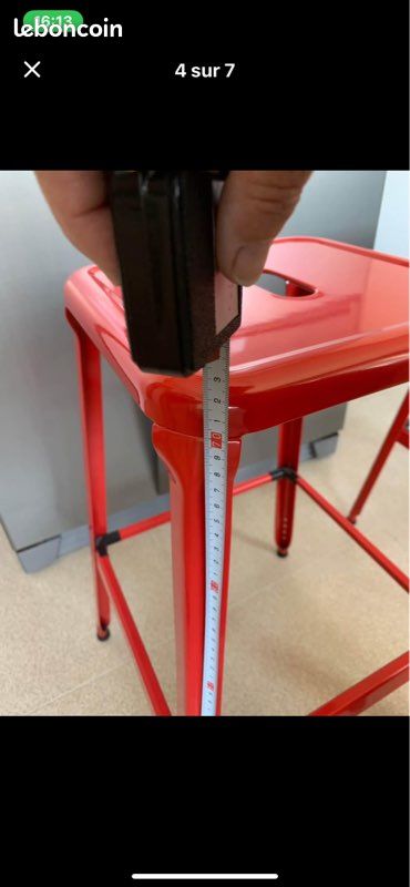 Tabouret type industriel (image 3)