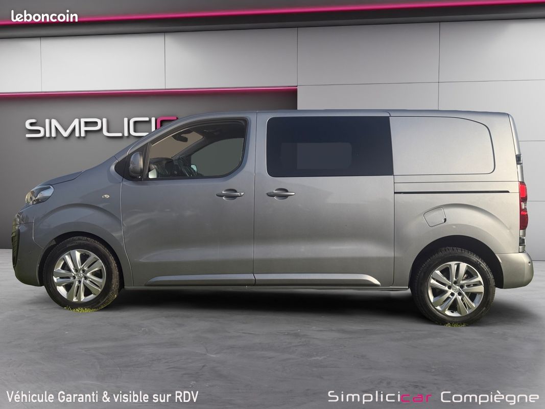 Peugeot expert fourgon long bluehdi 180 ss eat8 asphalt - 5 places - boite auto - 1er main - suivi - cavime - (image 5)