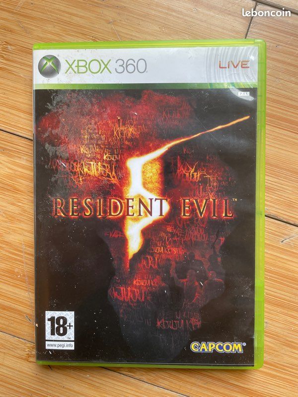 Jeu Resident Evil 5 - Version PAL FR Complète Pour Xbox 360 - Bon état